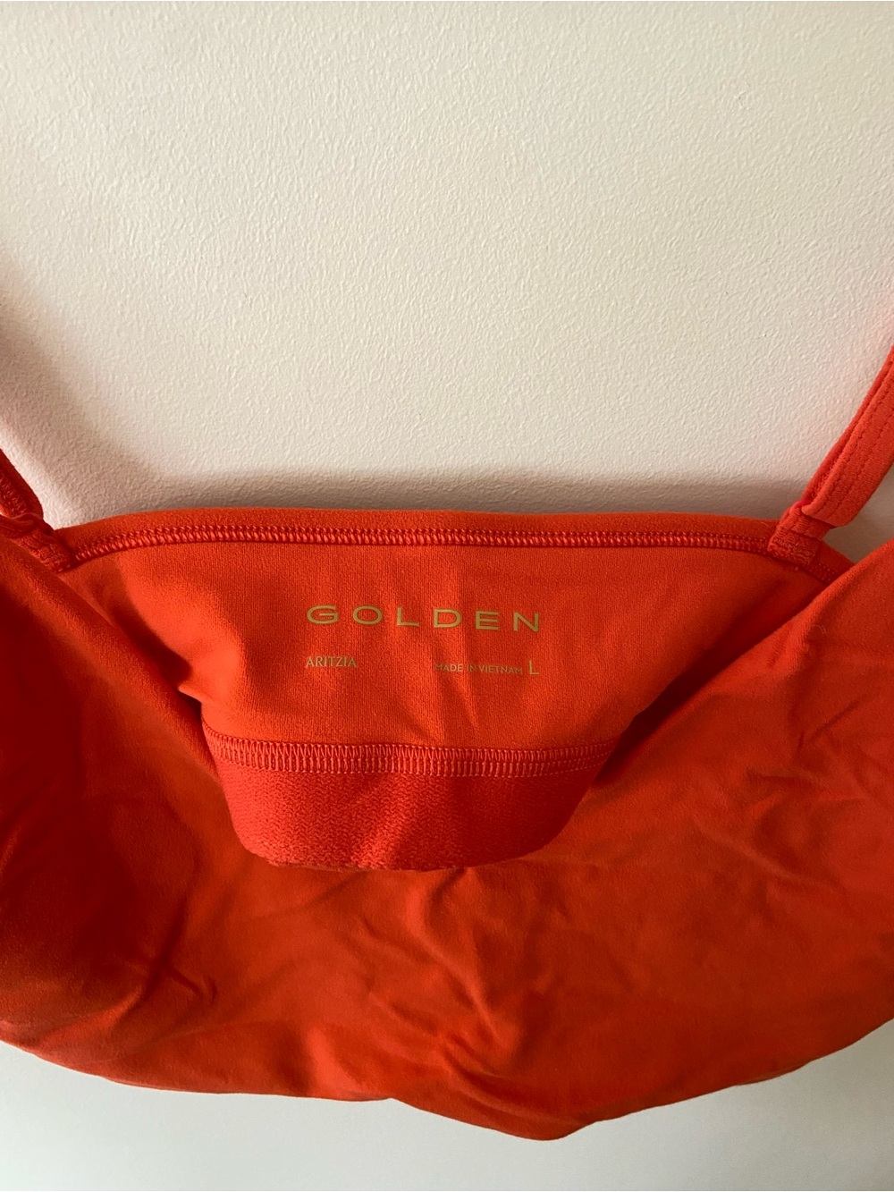 Aritzia Butter Hold Tight Bra Top - Poppy Red - Picture 3 of 4